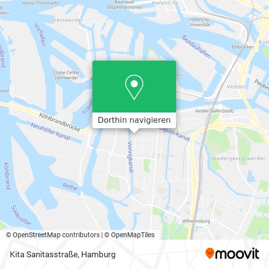 Kita Sanitasstraße Karte