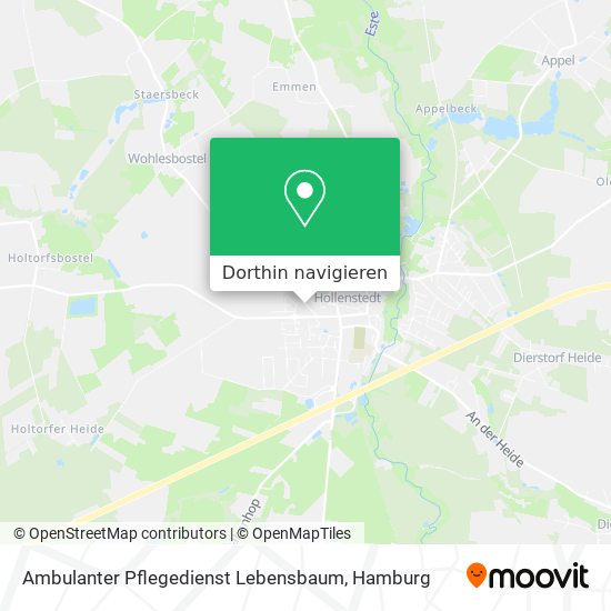 Ambulanter Pflegedienst Lebensbaum Karte