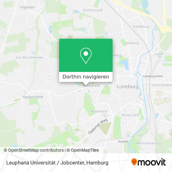 Leuphana Universität / Jobcenter Karte