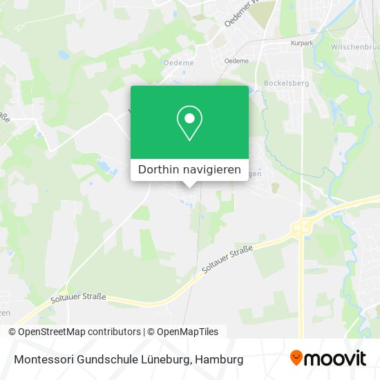Montessori Gundschule Lüneburg Karte