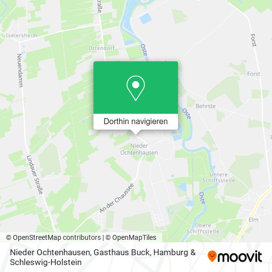 Nieder Ochtenhausen, Gasthaus Buck Karte