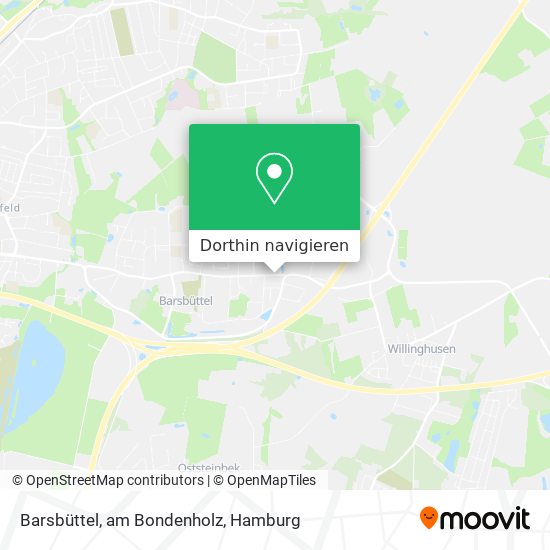 Barsbüttel, am Bondenholz Karte