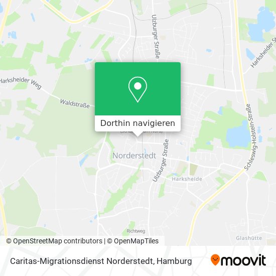 Caritas-Migrationsdienst Norderstedt Karte