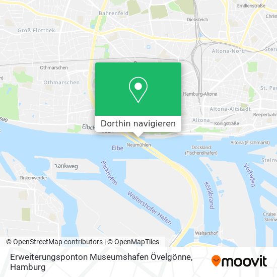 Erweiterungsponton Museumshafen Övelgönne Karte