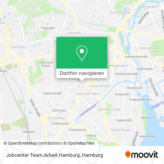 Jobcenter Team.Arbeit.Hamburg Karte