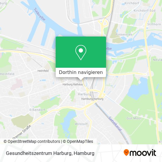 Gesundheitszentrum Harburg Karte