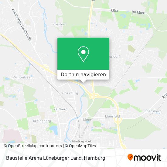 Baustelle Arena Lüneburger Land Karte