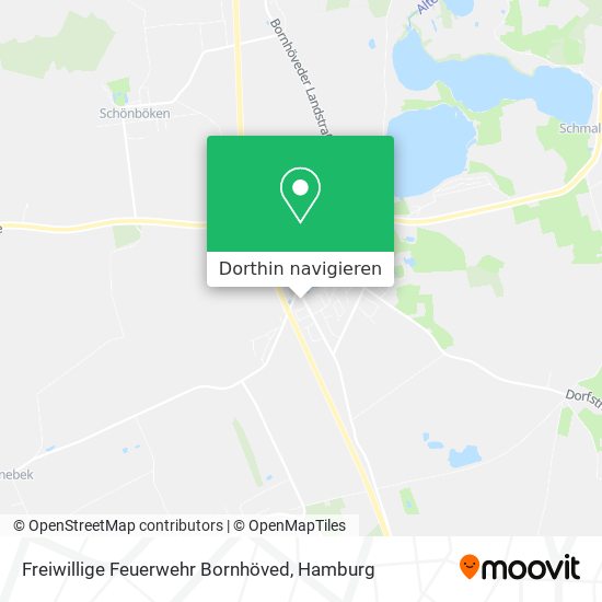 Freiwillige Feuerwehr Bornhöved Karte