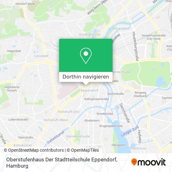 Oberstufenhaus Der Stadtteilschule Eppendorf Karte