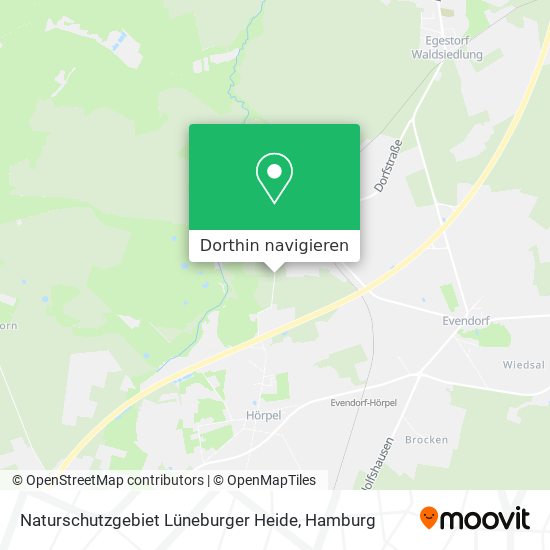 Naturschutzgebiet Lüneburger Heide Karte