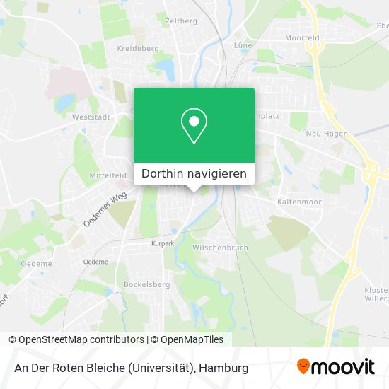 An Der Roten Bleiche (Universität) Karte