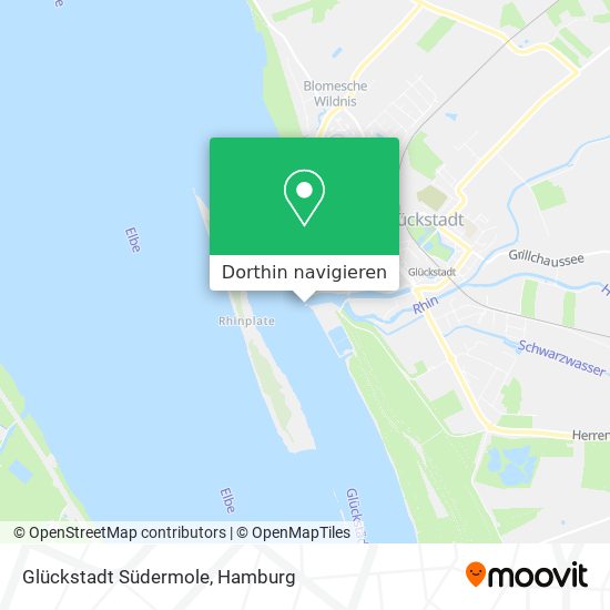 Glückstadt Südermole Karte