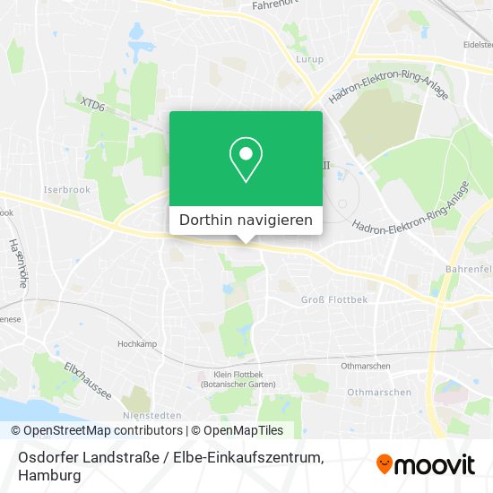 Osdorfer Landstraße / Elbe-Einkaufszentrum Karte
