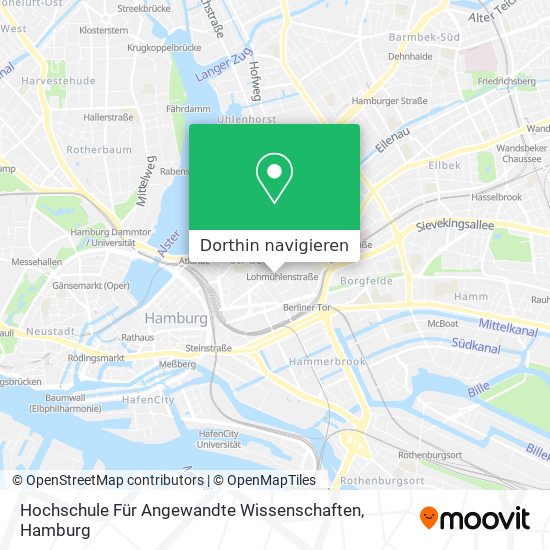 Hochschule Für Angewandte Wissenschaften Karte