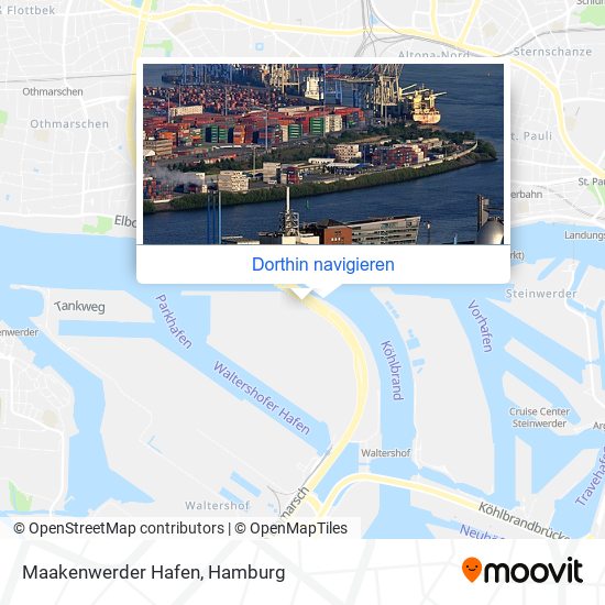 Maakenwerder Hafen Karte