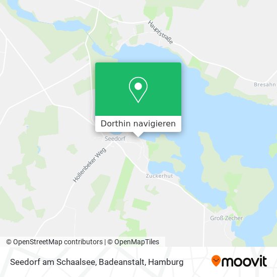 Seedorf am Schaalsee, Badeanstalt Karte