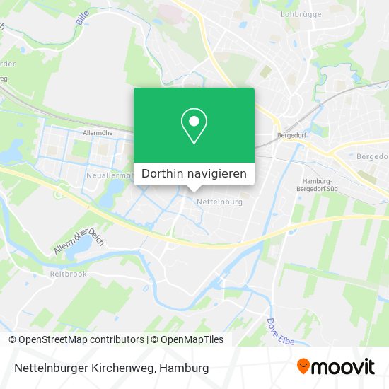 Nettelnburger Kirchenweg Karte