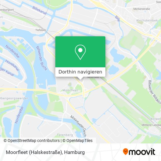 Moorfleet (Halskestraße) Karte