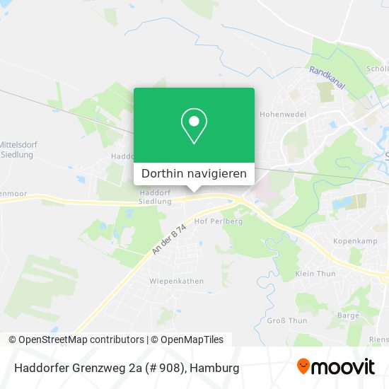 Haddorfer Grenzweg 2a (# 908) Karte