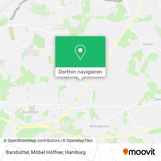 Barsbüttel, Möbel Höffner Karte