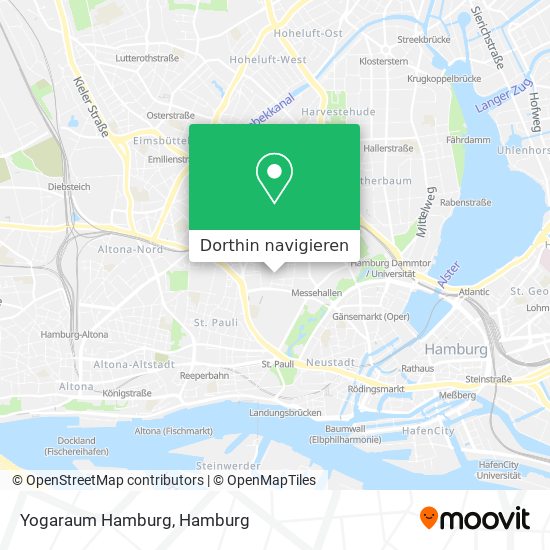 Yogaraum Hamburg Karte