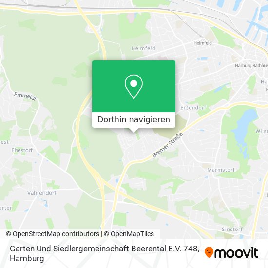 Garten Und Siedlergemeinschaft Beerental E.V. 748 Karte