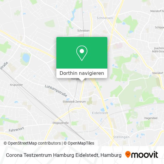Corona Testzentrum Hamburg Eidelstedt Karte