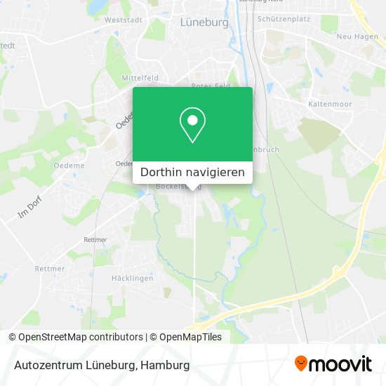 Autozentrum Lüneburg Karte