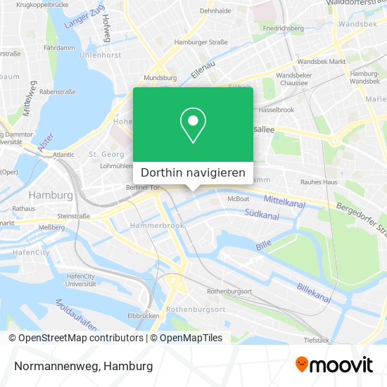 Normannenweg Karte