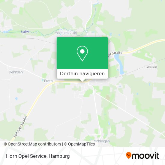 Horn Opel Service Karte