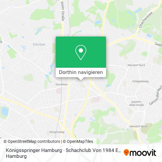 Königsspringer Hamburg · Schachclub Von 1984 E. Karte