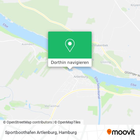 Sportboothafen Artlenburg Karte