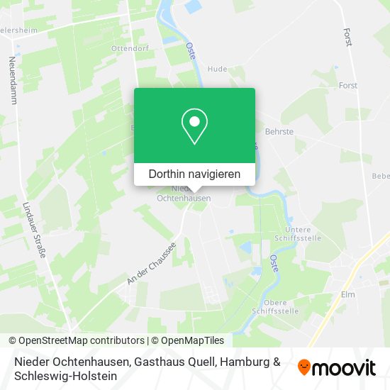 Nieder Ochtenhausen, Gasthaus Quell Karte