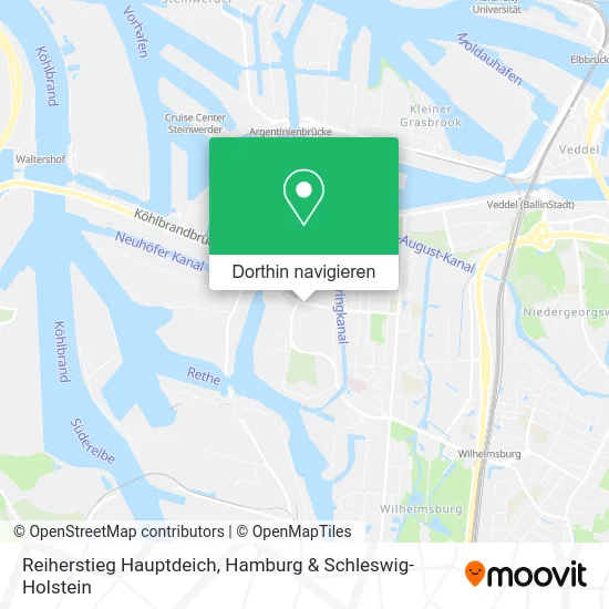 Reiherstieg Hauptdeich Karte