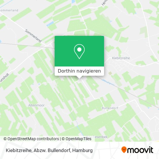 Kiebitzreihe, Abzw. Bullendorf Karte