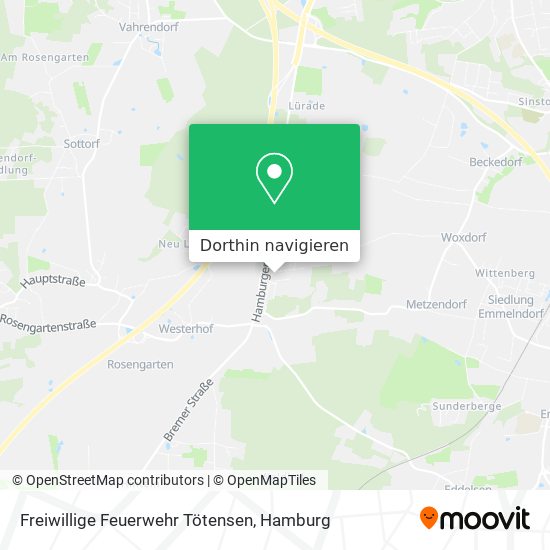 Freiwillige Feuerwehr Tötensen Karte