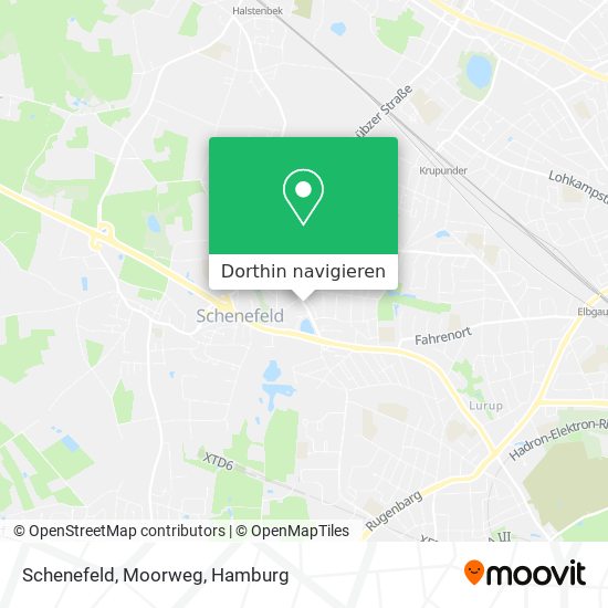 Schenefeld, Moorweg Karte