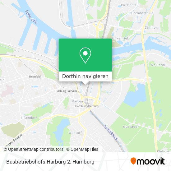 Busbetriebshofs Harburg 2 Karte