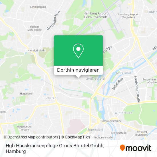 Hgb Hauskrankenpflege Gross Borstel Gmbh Karte