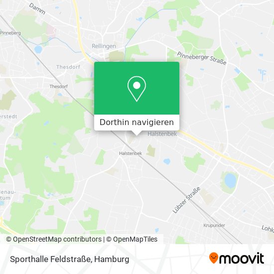 Sporthalle Feldstraße Karte