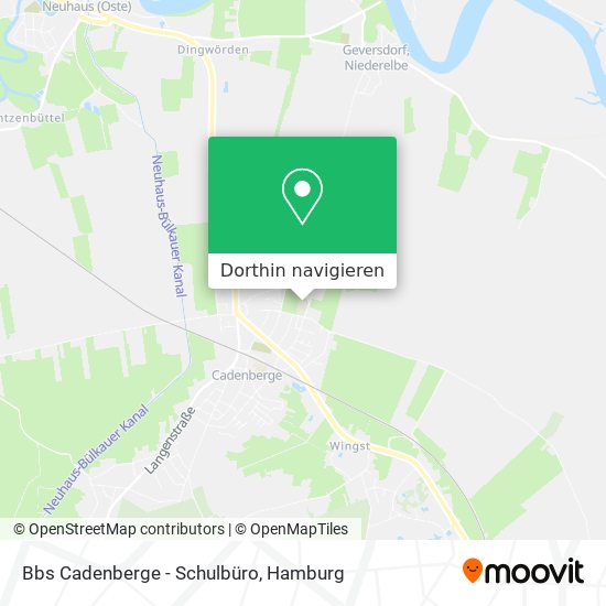 Bbs Cadenberge - Schulbüro Karte