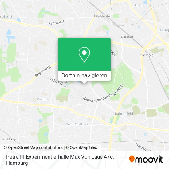 Petra III Experimentierhalle Max Von Laue 47c Karte