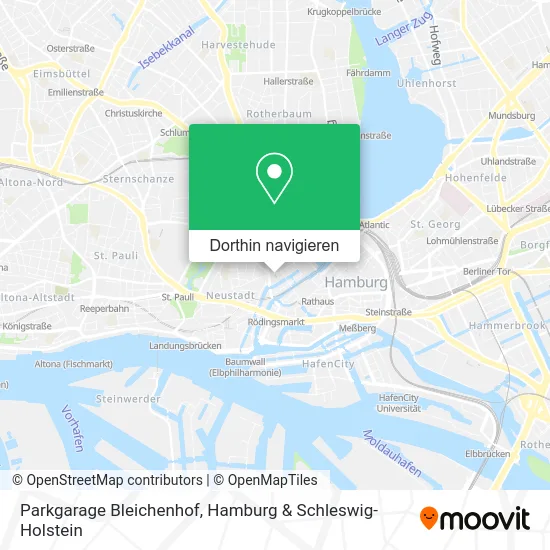 Parkgarage Bleichenhof Karte