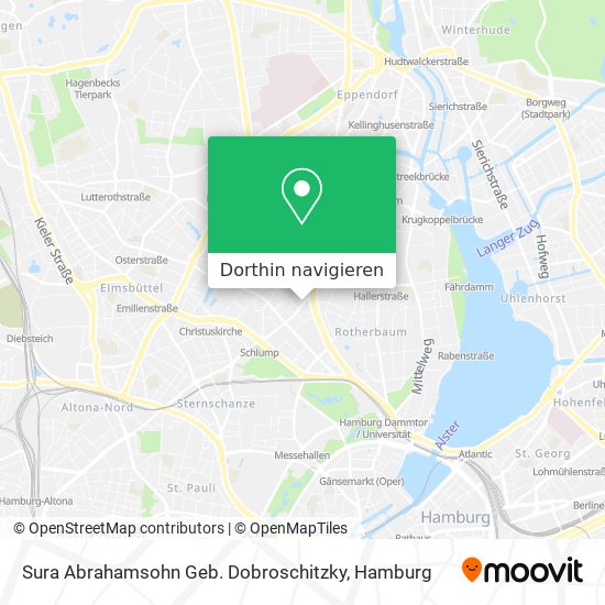 Sura Abrahamsohn Geb. Dobroschitzky Karte