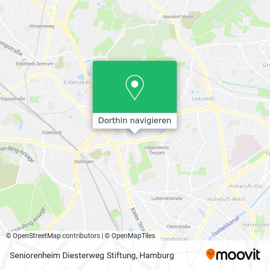 Seniorenheim Diesterweg Stiftung Karte