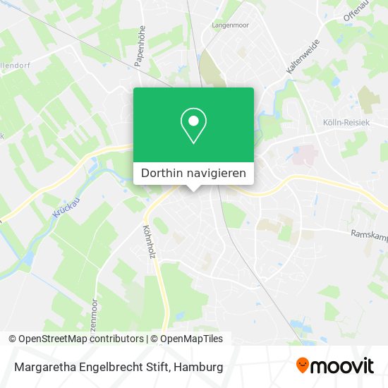 Margaretha Engelbrecht Stift Karte