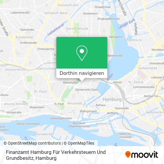 Finanzamt Hamburg Für Verkehrsteuern Und Grundbesitz Karte