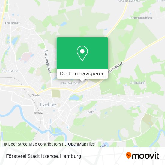 Försterei Stadt Itzehoe Karte