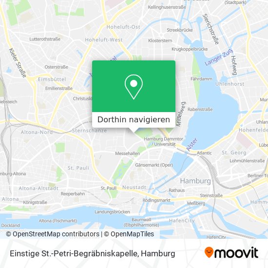 Einstige St.-Petri-Begräbniskapelle Karte