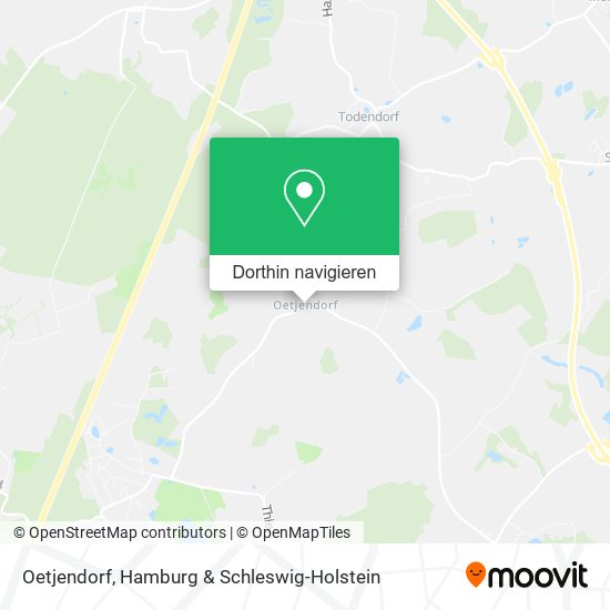 Oetjendorf Karte